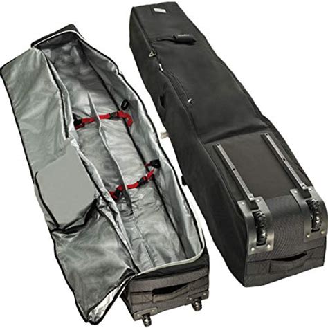 best double ski bag|extra large wheeled ski bag.